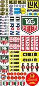 Youngtimer Modellbau RC Aufkleber Set Universal für 1:32 / 24 / 18 MOTUL RC - Bild 1 von 1
