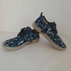 Blue Camo Leuchtschuh Gr. 13Y European Active Comfort Sneaker HINWEIS - Bild 1 von 5