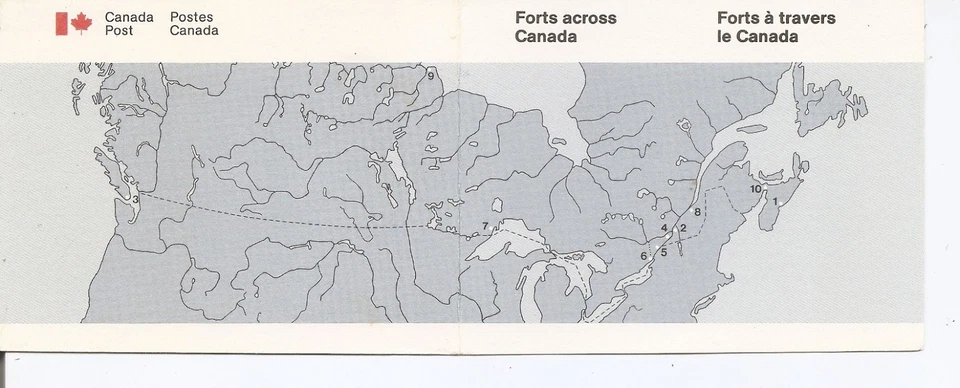 Canada Scott # BK86 Forts Across Canada. Booklet. MNH - Image 1 of 1