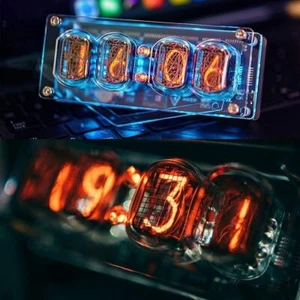 IN-12 Nixie Tube Clock Digital Desktop Clock USB Type-C Connection Type - Picture 1 of 21