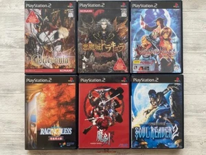 SONY PS2 Akumajo & Castlevania & Vampire Panic & Raging Bless & Shao Soul Reaver - Picture 1 of 16