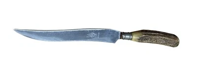 SHAPLEIGH HARDWARE Diamond Edge Saint Louis Knife w/Bone-Antler Handle  14.5” - Image 1 of 4
