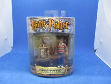 Vintage 2001 Mattel Magical Minis Harry Potter Figure With Hedwig & Wand Package