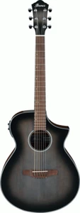 Ibanez AEWC11 TCB Acoustic-Electric Guitar (Transparent Charcoal Burst High Glos - Picture 1 of 4