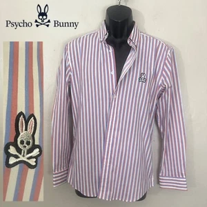 Psycho Bunny Button Down Small Gently worn 100% cotton 20" armpit to armpit - Picture 1 of 5
