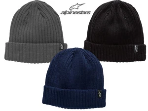 Alpinestars Receiving Beanie Classic Knitted Stretch Rib Fold Up Cuff Skull Cap - Bild 1 von 4