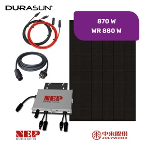 Balkonkraftwerk 880W/800W Photovoltaik Solaranlage Plug&Play WIFI BiFazial - Bild 1 von 4