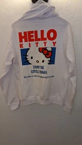NEW * HELLO KITTY WHITE SWEATSHIRT *WARM & CUTE* - Picture 1 of 4