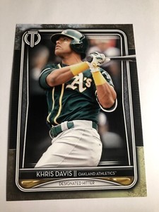 2020 Topps Tribute Jumbo 5x7 Khris Davis A's 8 01/49