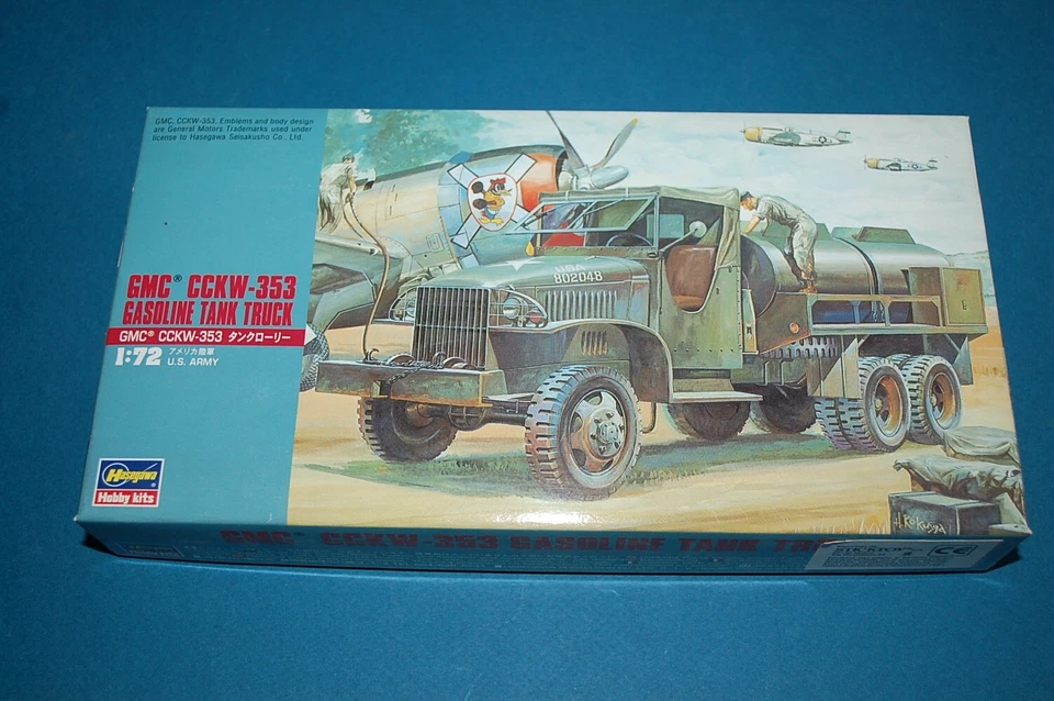 Hasegawa 31121 - GMC CCKW Gasoline Tank Truck scala 1/72 - Immagine 1 di 1