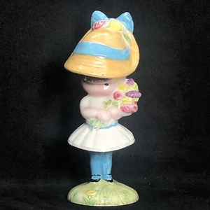 Beswick Joan Walsh Anglund Girl with Flowers Figurine 1971 Made In England 4+" T - Picture 1 of 9