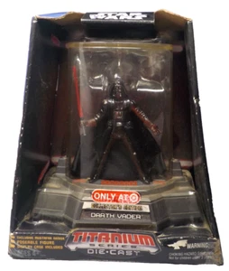 Titanium Series DARTH VADER Die Cast Figure w/ Stand - Target Exclusive 2006 - Picture 1 of 5