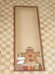 PRIMITIVE GINGERBREAD LAMINATED BOOKMARK (PLP4-22) - Picture 1 of 1
