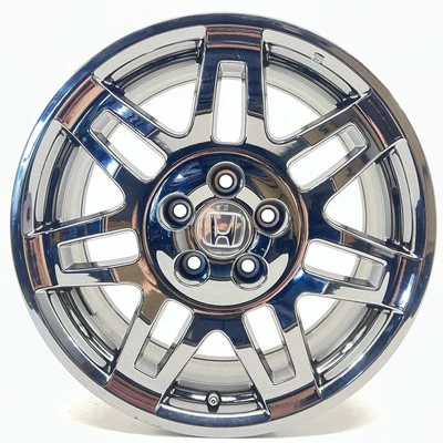 09-15 HONDA PILOT WHEEL RIM 18x7.5 +45 OFFSET 14 SPOKE CHROME FACTORY OEM - Image 1 of 4