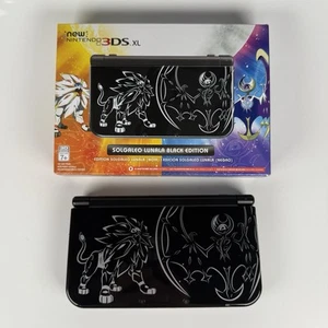 Nintendo 3DS XL Pokemon Sonne & Mond Solgaleo Lunala Edition CIB - Bild 1 von 21