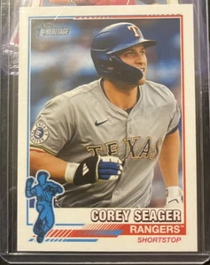 2025 Topps Heritage 1976 Redefined Corey Seager Texas Rangers #76R-22 - Bild 1 von 2