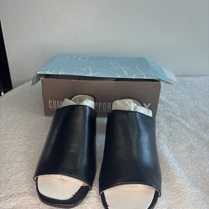 Lifestride Sandale Pantolette Pantolette Absatz Damengröße 11 schwarz asymmetrisch - Bild 1 von 4