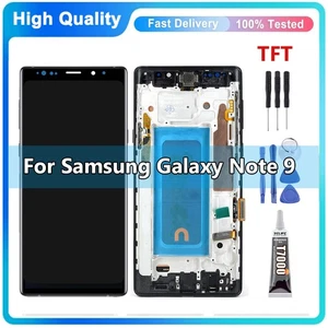 LCD Display For Samsung Galaxy Note 9 Touch Digitizer Screen Replacement w/Frame - Picture 1 of 9