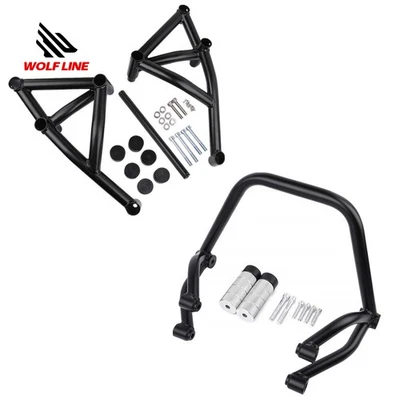 Protectores de motor WOLFLINE barras de choque de parachoques para Yamaha MT FZ FJ 09 Tracer 900 13-16 Foto 1 de 4
