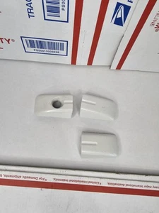 2004-2008 ACURA TL DOOR HANDLE LOCK COVER CAPS Set Of 3 White - Picture 1 of 7