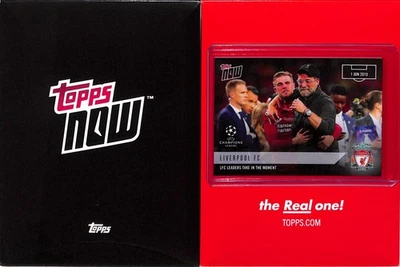 2018-19 TOPPS NOW UEFA #65 Liverpool FC Jurgen Klopp - VERY RARE!!! - Image 1 of 2