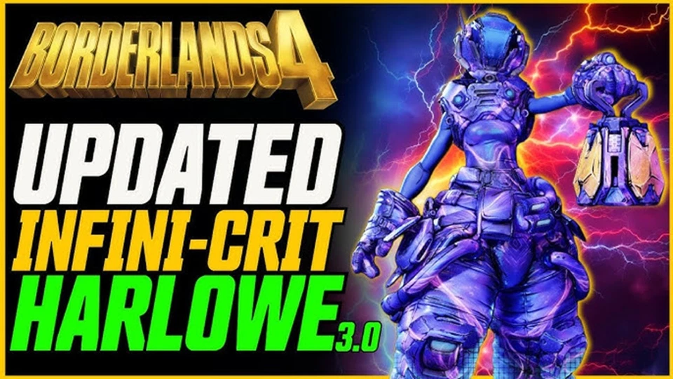 Borderlands 4⭐GREEN TREE  INFINI-CRIT HARLOWE 3.0⭐ MOXSY BUILD⭐ALL 11 ITEMS - Image 1 of 4