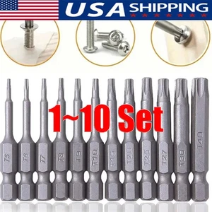 Set punte torx di sicurezza + set punte a brugola chiave esagonale - per trapano elettrico e avvitatore a percussione - Foto 1 di 14