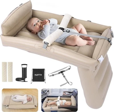 Flyaway Kids Airplane Bed, Inflatable Plane Seat Extender for Toddler, Kids Trav - Image 1 of 4