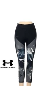 Under Armour UA Leggings ritagliati stampati HeatGear a compressione medi - Foto 1 di 12