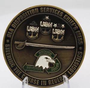 Emblema conmemorativo de logística inversa DLA Disposition Services Chiefs Mess 2,2" - Imagen 1 de 7