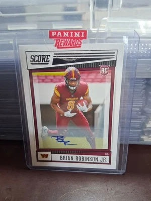 2022 Score - Rookies Brian Robinson Jr. #338 Signatures (AU, RC) - Image 1 of 2