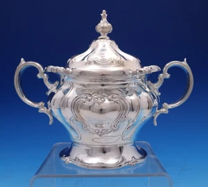 Chantilly by Gorham Silverplate Sugar Bowl #YC1303 7" x 5 1/2" (#8535) Heirloom - Picture 1 of 4