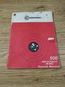 Used Crosman early '50s?, 500 Semi-Automatic BB Rifle 500 Owner's Manual Look - Picture 1 of 9