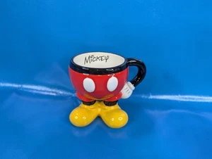 Disney Parks Mickey Mouse Bottom Pants Legs 3D Ceramic Coffee Cup Mug - Picture 1 of 9