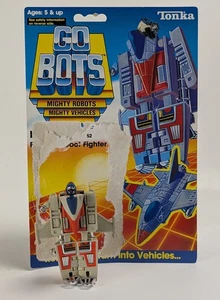 1985 Vintage Bandai Tonka Gobots Heat Seeker & Original Package Figure - Picture 1 of 4