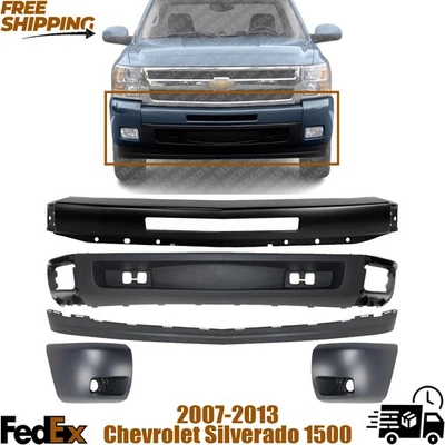 Kit de parachoques delantero para Chevrolet Silverado 1500 2007-2013 Foto 1 de 4