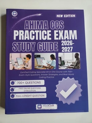 AHIMA CCS Practice Exam 2026-2027 Study Guide: Certified Coding Specialist - Image 1 of 2