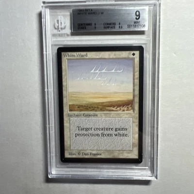 MTG Beta White Ward BGS 9  Quad+ Mint (Gem Mint surface) 1993 - Image 1 of 4