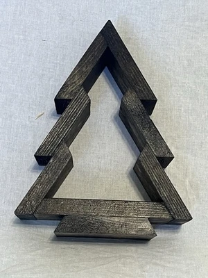 Christmas Rustic Tabletop Tree Wood Farmhouse Christmas Tree 10”x5”x2”🌲 - Image 1 of 4