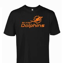 MIAMI DOLPHINS Black Short Sleeve T-Shirt - Sizes SM-2XL
