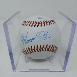 MLB LEGEND AMOS OTIS Signed Autographed RAWLINGS BASEBALL KANSAS CITY ROYALS - Picture 1 of 9