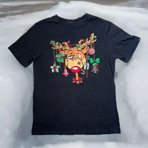 Camisa Vans Juvenil Negra Estampado Gráfico Camiseta Vacaciones Navidad Camiseta Talla S (8-10) - Imagen 1 de 5