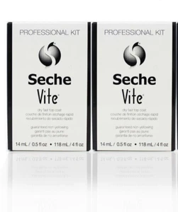 Seche Vite Dry Fast Top Coat Professional Refill Kit 4oz (PACK OF 2) - Picture 1 of 1