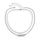 Pearl Necklace Fashion Jewelry Men Clavicle Chain Korean Style Necklace