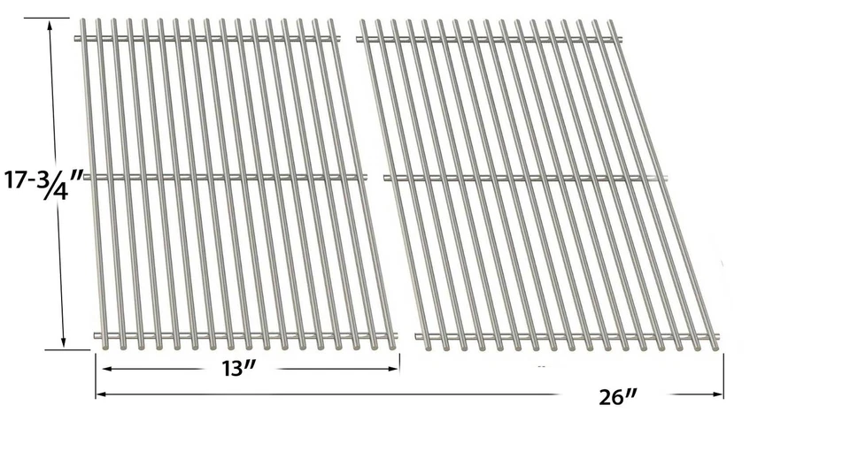 Grelha de cozinha BBQTEK GSF2818K, GSF2818KL, Perfect Flame SLG2007B, 63033, 64876 SS - Imagem 1 de 1