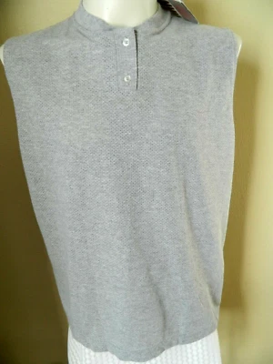 NUEVO CON ETIQUETAS TRACE MESH de ADAMS CAMISETA SIN MANGAS ATLÉTICA, gris, sin mangas, talla 2XL Foto 1 de 4