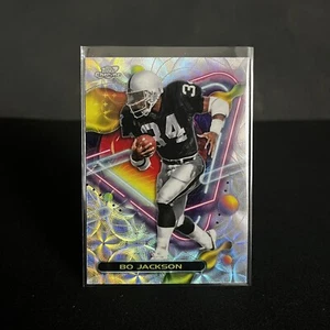 Bo Jackson Topps Composite Football Chrome Cosmic Nucleus Refractor #288 Raiders - Picture 1 of 2
