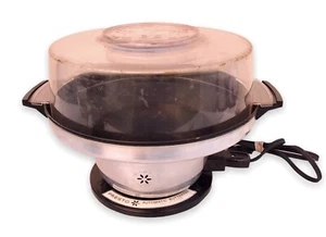 Vintage Presto Automatic Buttering Corn Popper, Verzinktes Metall Retro #PE10A - Bild 1 von 4