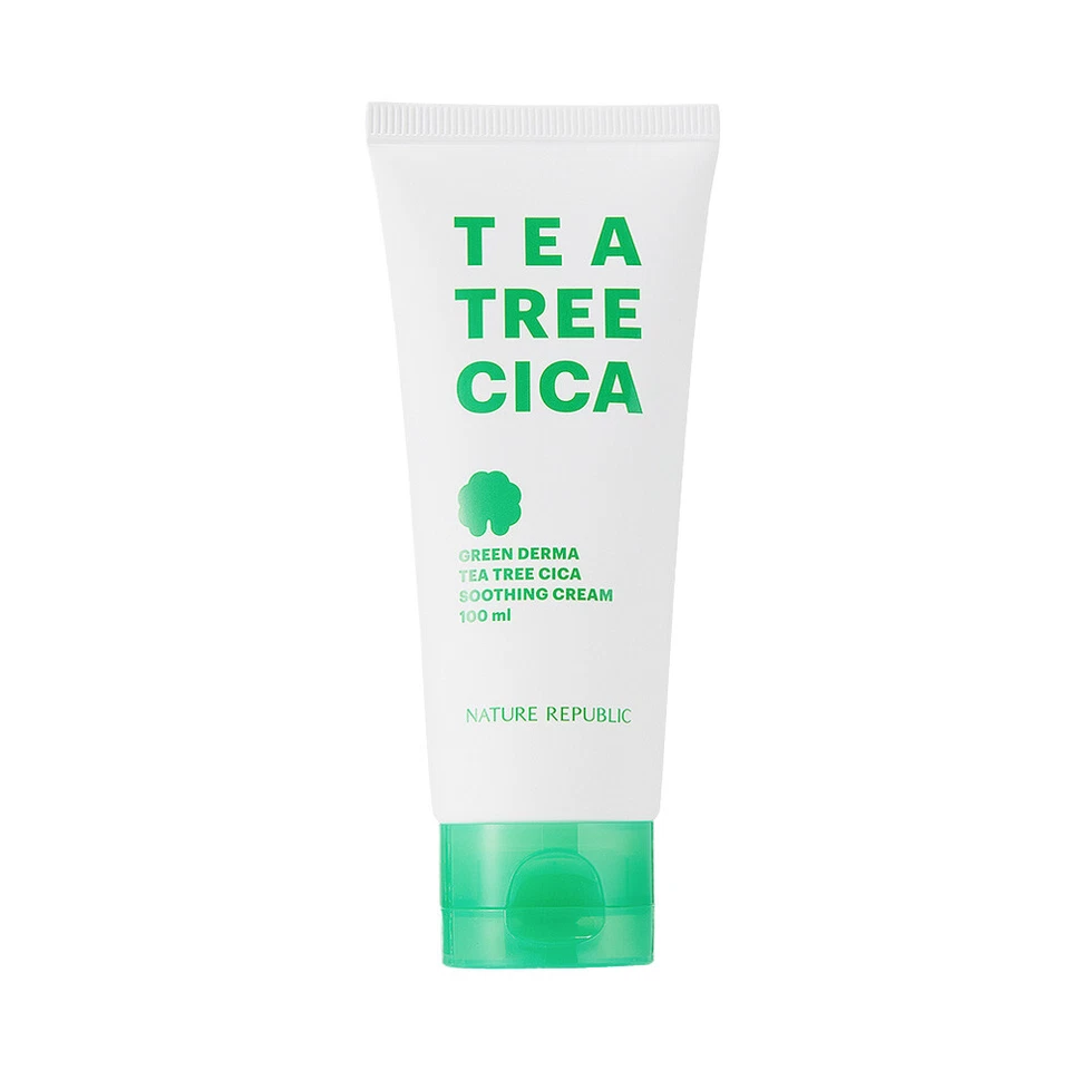 [NATURE REPUBLIC] Crema calmante Green Derma Tea Tree Cica - 100 ml / Regalo gratis Foto 1 de 1