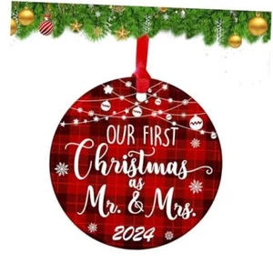 2024 New Home Christmas Ornaments, 1st Christmas Red-christmas Ornaments - Picture 1 of 8